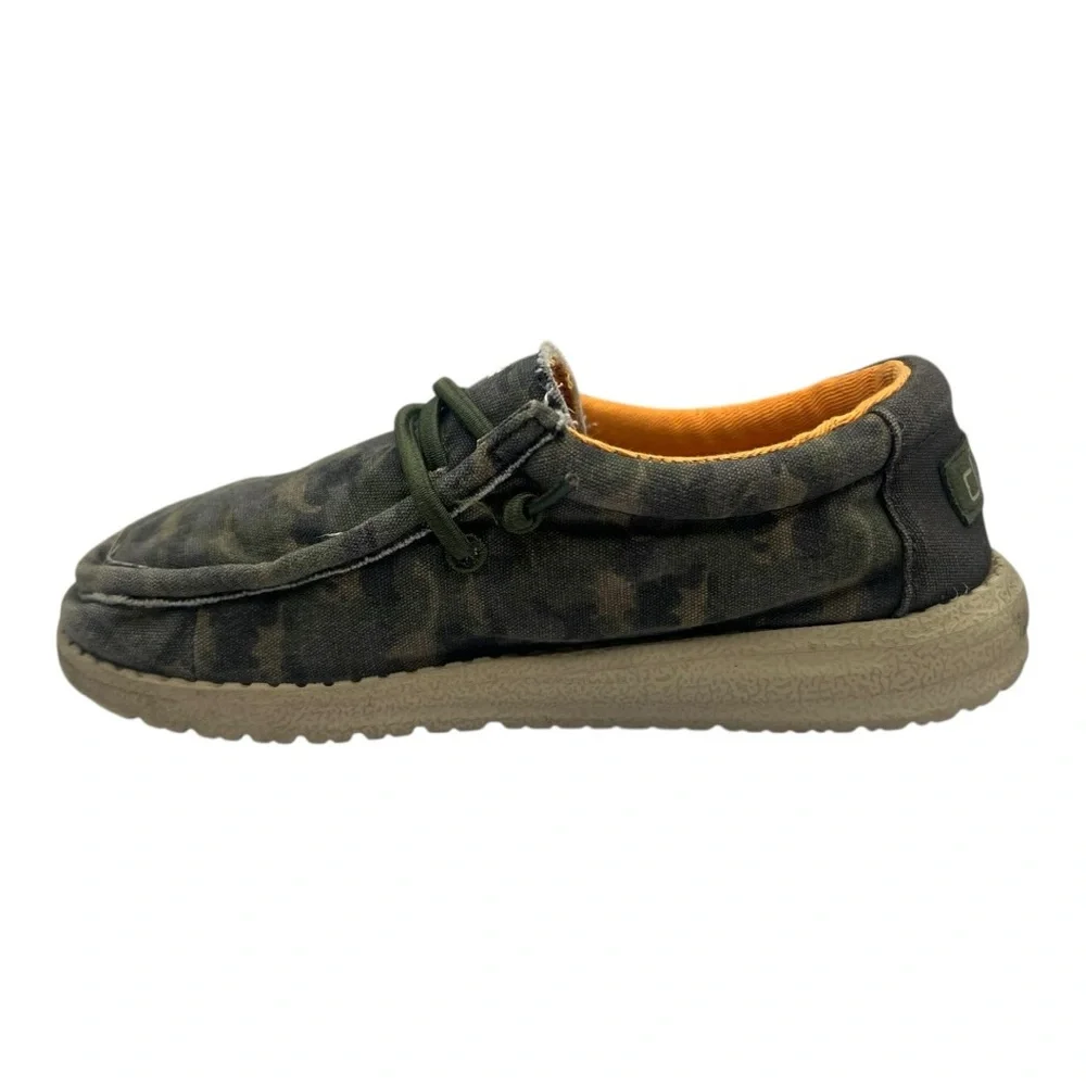 🟩 Hey Dude Wally Youth Camouflage Slip-Ons‎ – Kids K13